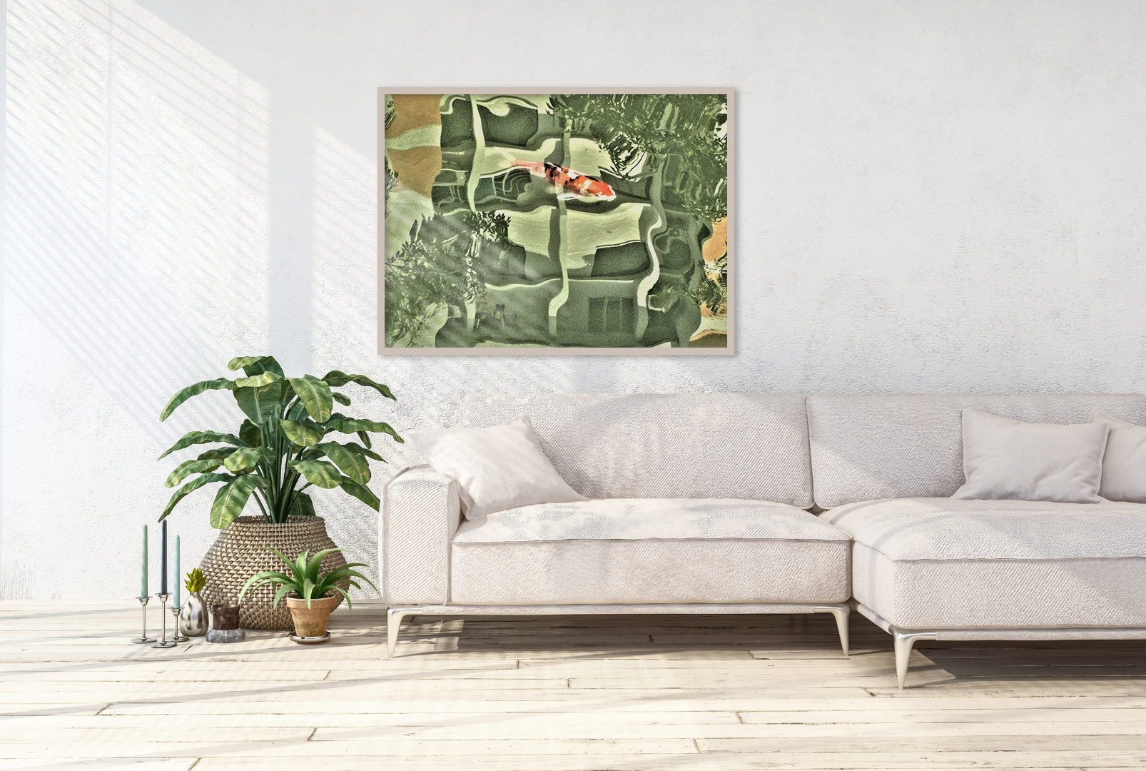 Scales of Jade original abstract contextualised office art modern decor photo print by Blair Montague Drake